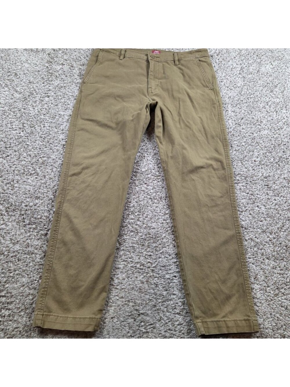 Levis Pants Mens 34x30 Tag 34x32 Brown XX Chino Pockets Preppy